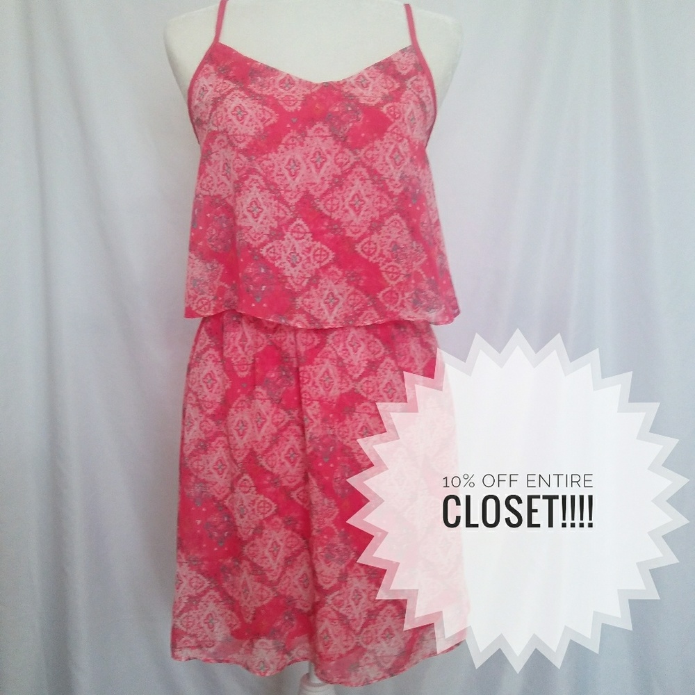 No Boundaries size medium criss cross back dress